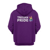 USC Trojans Heritage Purple Pride Rainbow Fingers Pullover Hoodie